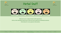 Desktop Screenshot of herbalsnuff.co.uk