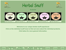 Tablet Screenshot of herbalsnuff.co.uk